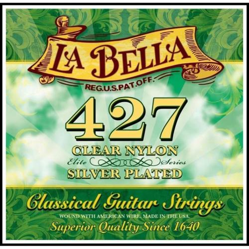 Струни для класичної гітари La Bella 427 Pacesetter Elite Clear Nylon Classical Guitar Strings Струни для класичної гітари La Bella 427 Pacesetter Elite Clear Nylon Classical Guitar Strings