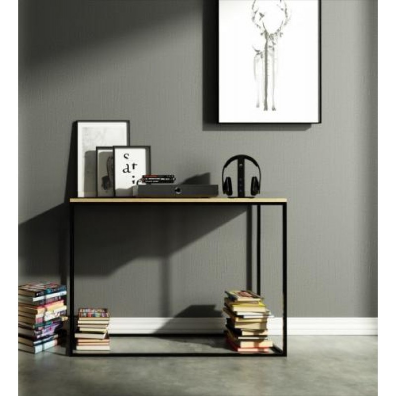 Консоль для дому в стилі Loft NS-391 830x1100x350 мм Черный