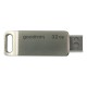 Флеш-накопичувач USB3.2 32GB OTG Type-C Goodram ODA3 Silver (ODA3-0320S0R11)