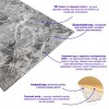 Самоклеюча 3D панель під у рулоні Sticker Wall SW-00001196 19600x700x3 мм Чорний мармур (R061-3-20)