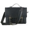Портфель Vintage 14248 Чорний, Коричневий