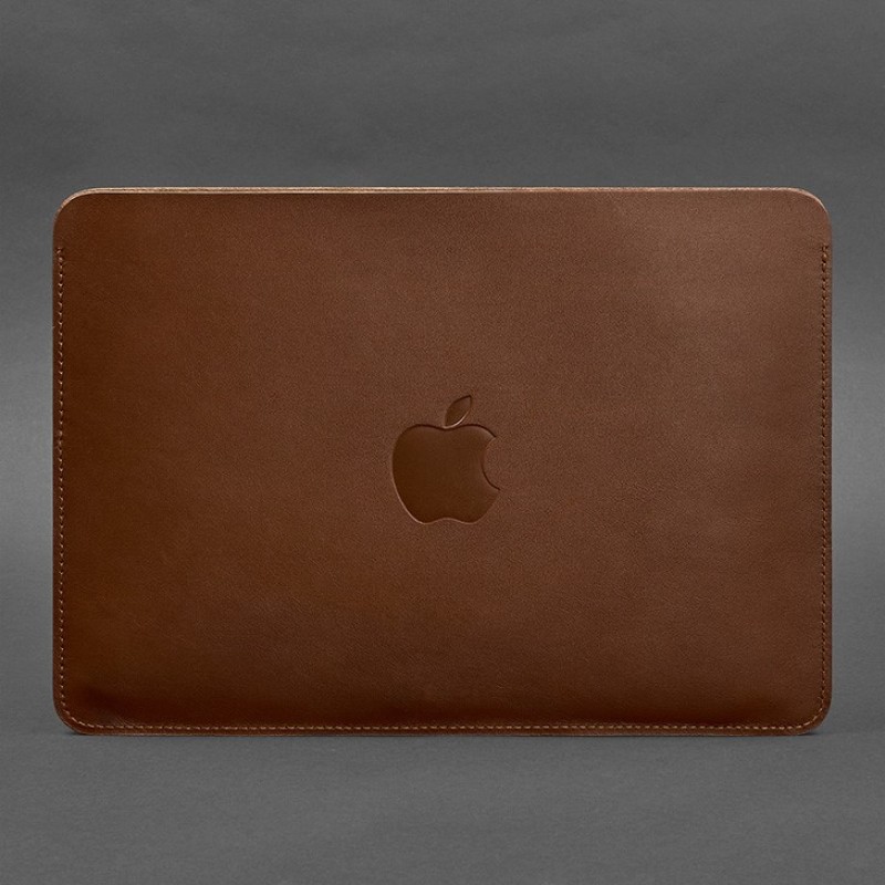 Чохол із натуральної шкіри для MacBook 13 дюйм Світло-коричневий BlankNote