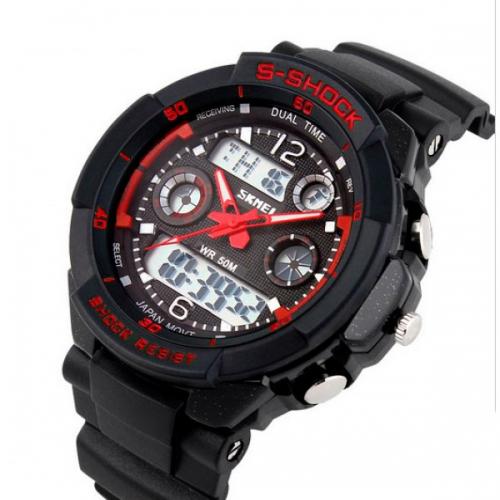 Чоловічий спортивний годинник Skmei S-Shock 0931 Red Чоловічий спортивний годинник Skmei S-Shock 0931 Red