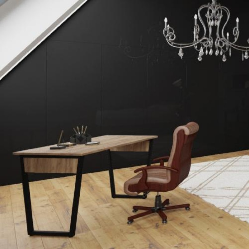 Офісний стіл в стилі Loft NS-1352 830x1200x650 мм Черный