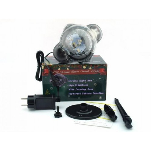 Світлодіодний лазерний проектор вуличний Christmas Snowfall Projector WL-808