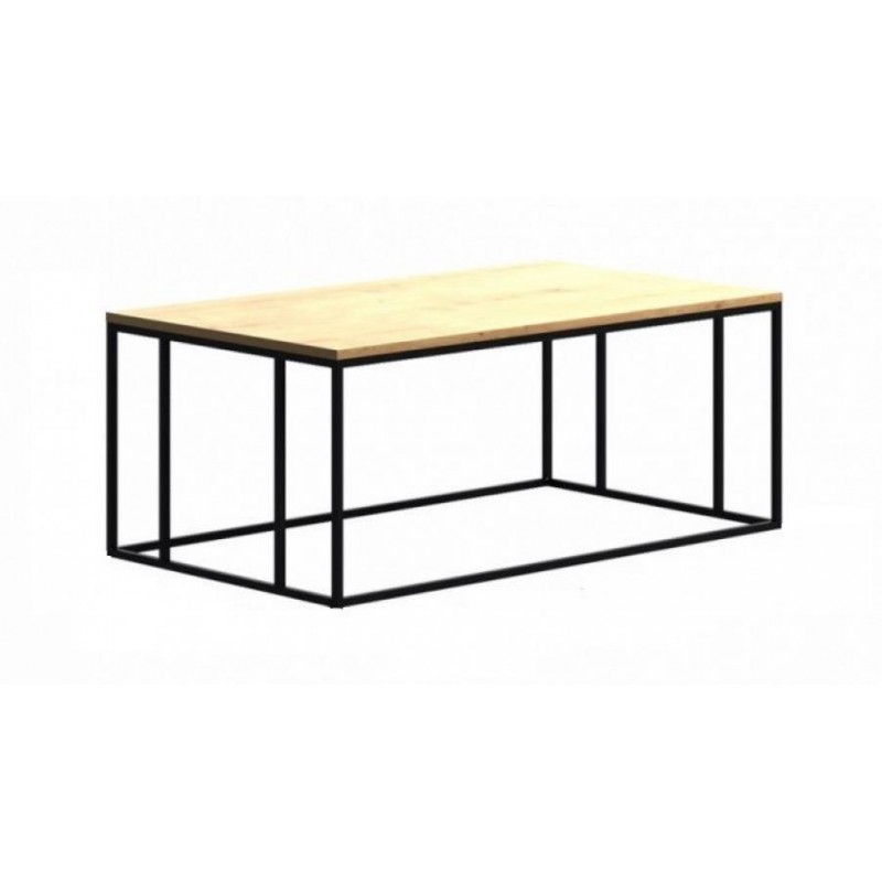 Кавовий журнальний столик у стилі Loft NS-472 480x1000x650 мм Черный