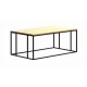 Кавовий журнальний столик у стилі Loft NS-472 480x1000x650 мм Черный