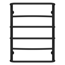 Рушникосушарка водяна Аквамікс П6 400х700 Deffi Чорний (C.AM.70.40.6.B.B)