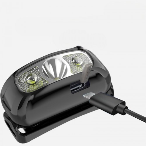 Ліхтар налобний перезаряджуваний Solve Rechargeable KT6008003 LED Black