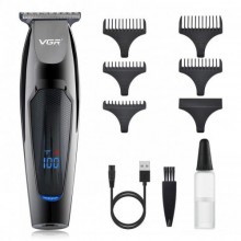 Машинка для стрижки волосся триммер VGR V-070 з USB та індикатором зарядки