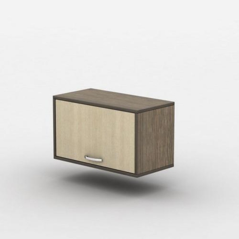 Полиця навісна Тиса Мебель ПН-2 Венге дуб молочний 300x300x600 мм