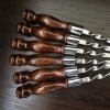 Шампури з дерев'яною ручкою Gorillas BBQ Кільце SKK86 45 см 6 шт (5469)