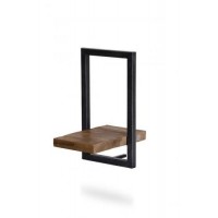 Навісна - настінна полиця у стилі Loft NS-1018 330x250x200 мм Черный Навісна - настінна полиця у стилі Loft NS-1018 330x250x200 мм Черный