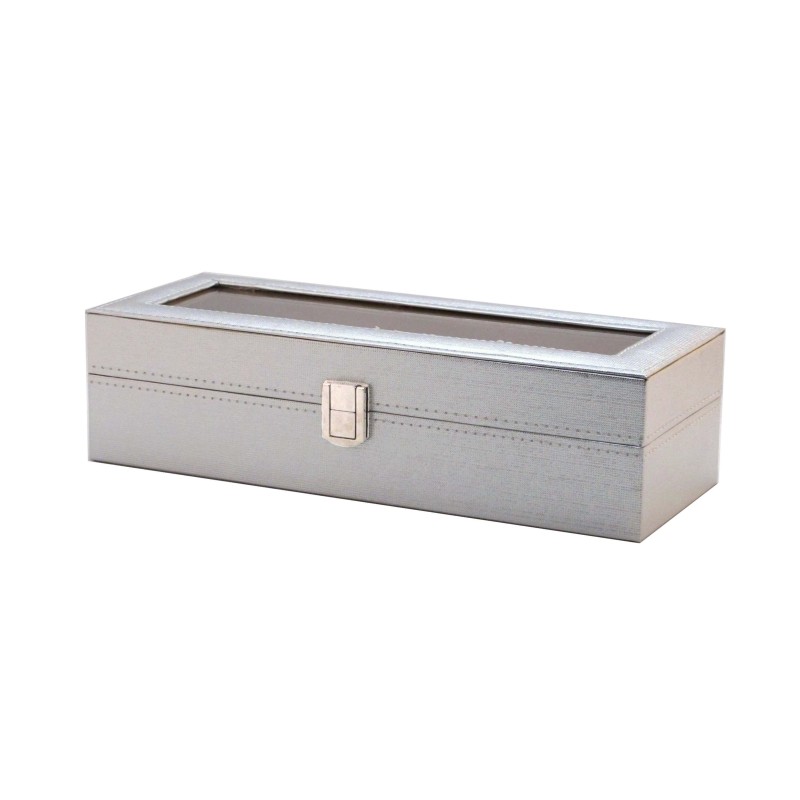 Скринька для зберігання годинників Craft 6PU.SL Сріблястий