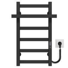Рушникосушарка електрична Nicolе П6 300х600 Deffi Чорний JD04 (A.NI.60.30.6.E.B.R.2)