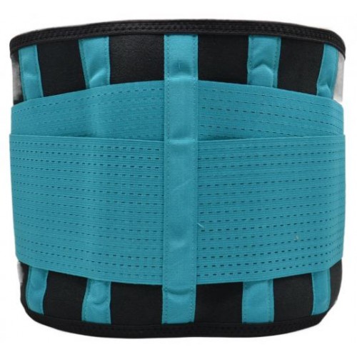 Пояс компресійний MadMax MFA-277 Slimming belt Black/turquoise M Пояс компресійний MadMax MFA-277 Slimming belt Black/turquoise M