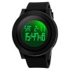 Годинники наручні чоловічі Skmei 1142 Чорний 1142BK (15893-hbr)