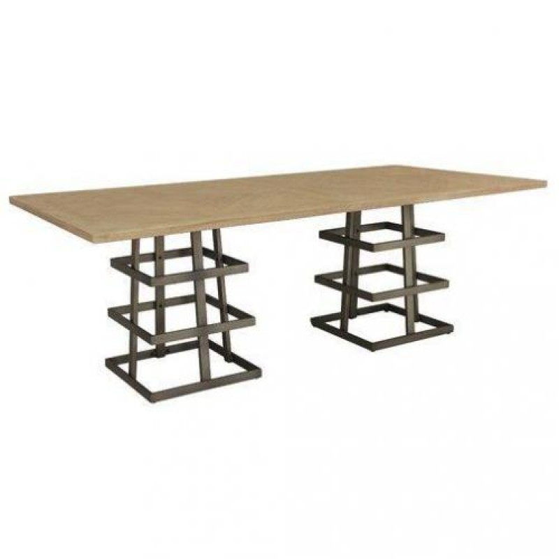 Обідній стіл у стилі Loft NS-1240 780x1800x900 мм Черный