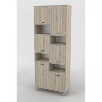 Шафа-Пенал Тиса Мебель ШС-819 Дуб сонома 205x35x80 см