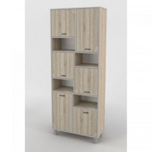 Шафа-Пенал Тиса Мебель ШС-819 Дуб сонома 205x35x80 см