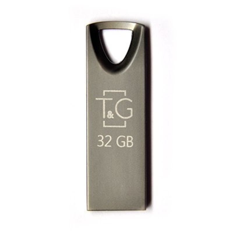 Флеш-накопичувач USB 32GB T&G 117 Metal Series Black (TG117BK-32G)