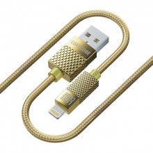 Кабель Luxe Cube Premium USB-Lightning, 1м, золотистий (8886668686150)