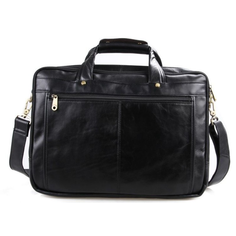 Сумка чоловіча Vintage 14242 для ноутбука 15.6 Чорна, Чорний