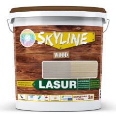 Лазур декоративно-захисна для обробки дерева Skyline LASUR Wood Канадська сосна 3 л