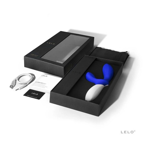 Масажер простати LELO Loki Wave Federal Blue, 2 мотори, манливий рух + стимуляція промежини