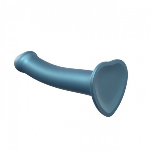 Насадка для страпону Strap-On-Me Mono Density Dildo M Blue, діам. 3,3 см, одношаровий силікон, гнучк в інтернет супермаркеті PbayMarket!