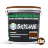 Фарба гумова супереластична надстійка «РабберФлекс» SkyLine Червоно-коричнева RAL 3009 12 кг