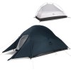Намет одномісний з футпринтом Naturehike Cloud Up 1 NH18T010-T 295x110x100 см Темно-синій (2328806552)