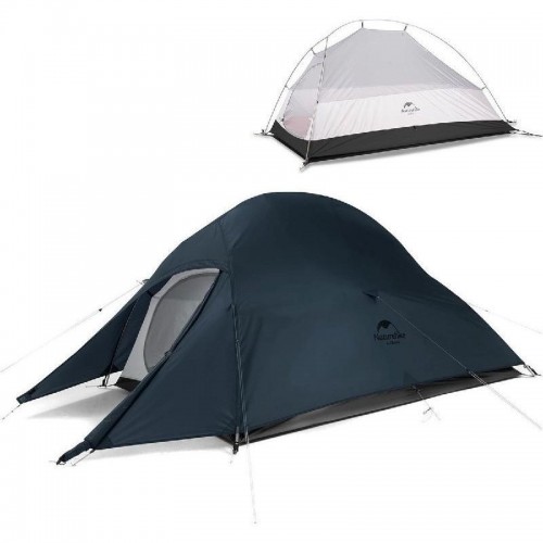 Намет одномісний з футпринтом Naturehike Cloud Up 1 NH18T010-T 295x110x100 см Темно-синій (2328806552) Намет одномісний з футпринтом Naturehike Cloud Up 1 NH18T010-T 295x110x100 см Темно-синій (2328806552)