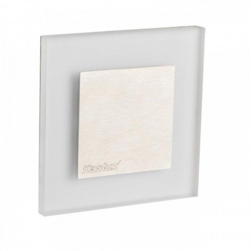 Світильник сходовий Kanlux Apus 7.5x7.5x0.7 см Сріблястий (Kan23800)