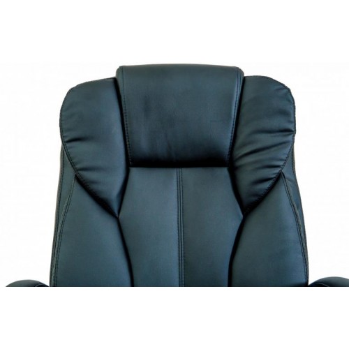 Офісне крісло керівника Richman Гранде Хром М1 Tilt Чорне