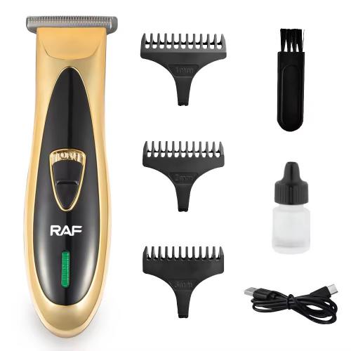 Машинка для стрижки волосся RAF R.4006 акумуляторна 3W Black-Gold