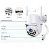 IP камера відеоспостереження RIAS N806 (iCSee APP) Wi-Fi 2MP вулична з віддаленим доступом White