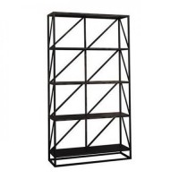 Стелаж для зберігання в стилі Loft NS-1695 1830x1000x300 мм Черный Стелаж для зберігання в стилі Loft NS-1695 1830x1000x300 мм Черный