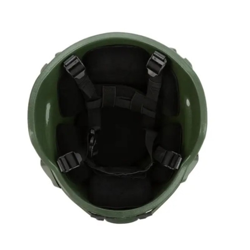Кевларовий балістичний шолом MICH 2000 NIJ IIIA Універсальний Оливковий