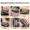 Вібромасажер перкусійний для тіла та м'язів на акумуляторі Doxy Massager Massage Gun Сірий (FG8HEAD)