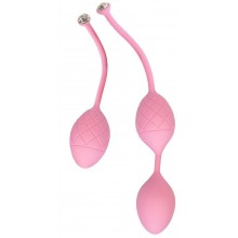 Розкішні вагінальні кульки PILLOW TALK - Frisky Pink із кристалом Swarovski (SO2721)