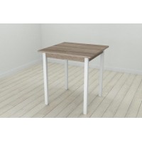 Стіл кухонний Ferrum-decor Дієго 75x70x70 Білий ДСП Сонома Трюфель 16мм (DIE0033) Стіл кухонний Ferrum-decor Дієго 75x70x70 Білий ДСП Сонома Трюфель 16мм (DIE0033)