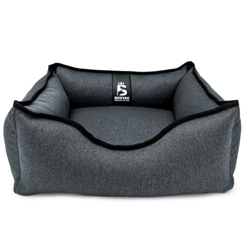 Лежак ліжко для собак та котів EGO Bosyak Рогожка XS 50x45 Сірий (спальне місце для собак та котів) Лежак ліжко для собак та котів EGO Bosyak Рогожка XS 50x45 Сірий (спальне місце для собак та котів)