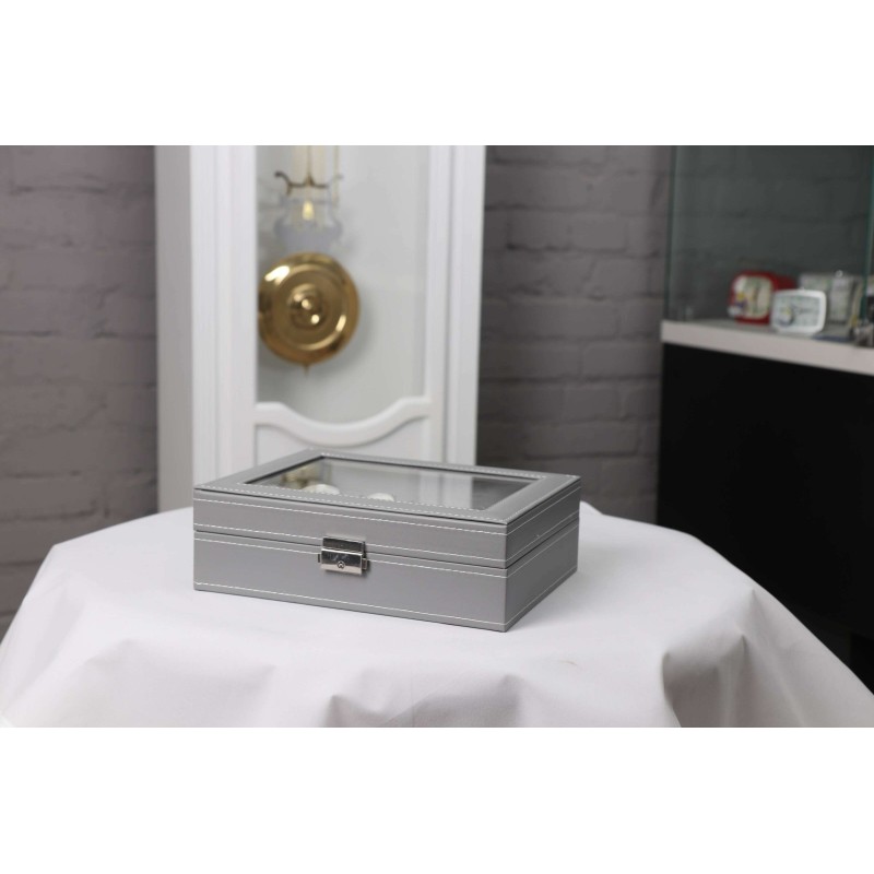 Шкатулка для зберігання годинників Craft 10PU.GR Сірий