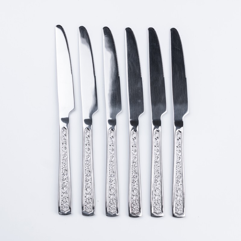 Набір столових ножів TS Kitchen 6 шт нержавіюча сталь гальванічне покриття (HP692)