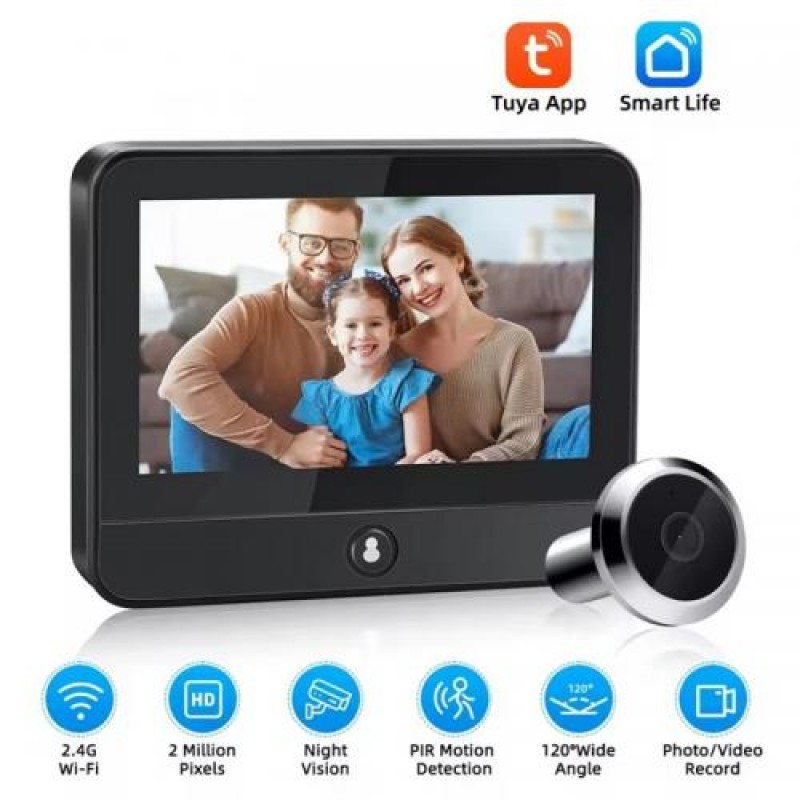 Wifi відеовічко Nectronix A15 Tuya app (101129)