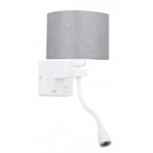 Бра Candellux Polo 18x44 см Білий (21-75383)