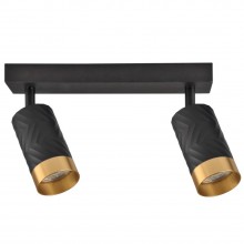 Спот Polux Arras 5.5x26x16.5 см Чорно-золотистий (Pol323545)