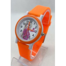 Наручний годинник дитячий Barbie Помаранчево-білий (IBW649J)
