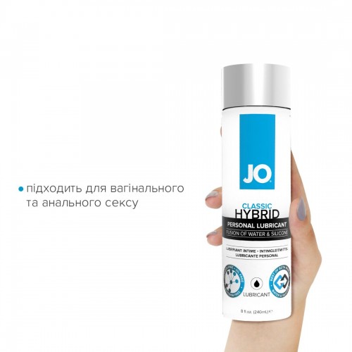 Густа змазка водно-силіконова System JO Classic Hybrid (240 мл) без парабенів, гліцерину та олій в інтернет супермаркеті PbayMarket! Густа змазка водно-силіконова System JO Classic Hybrid (240 мл) без парабенів, гліцерину та олій в інтернет супермаркеті PbayMarket!
